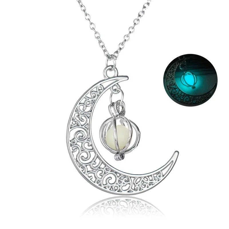 Glowing Moon Necklace