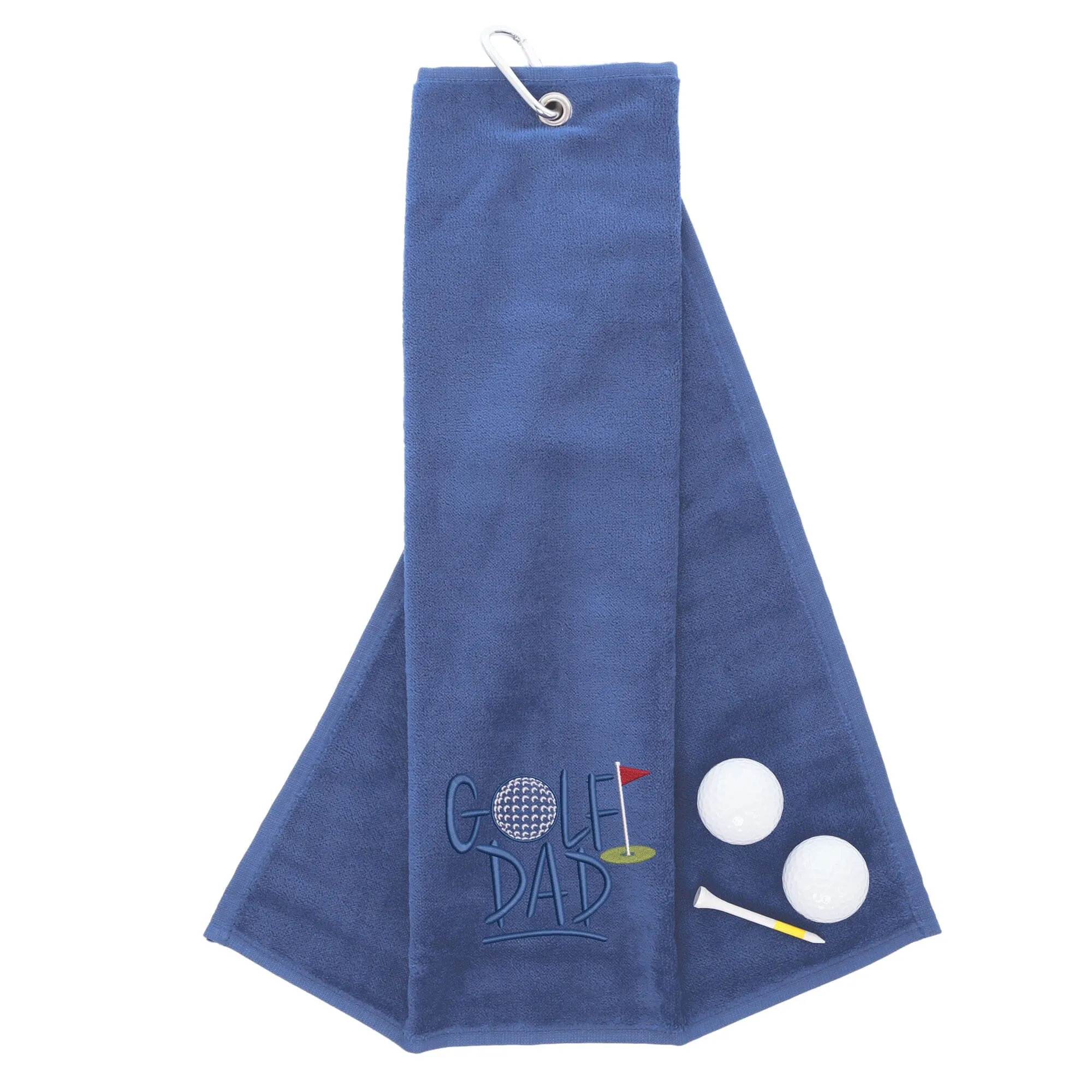 Golf Dad Novelty Tri Fold Towel