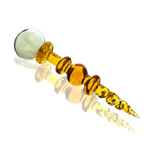 HEMPER - Glowing Crystal Glass Dab Tool