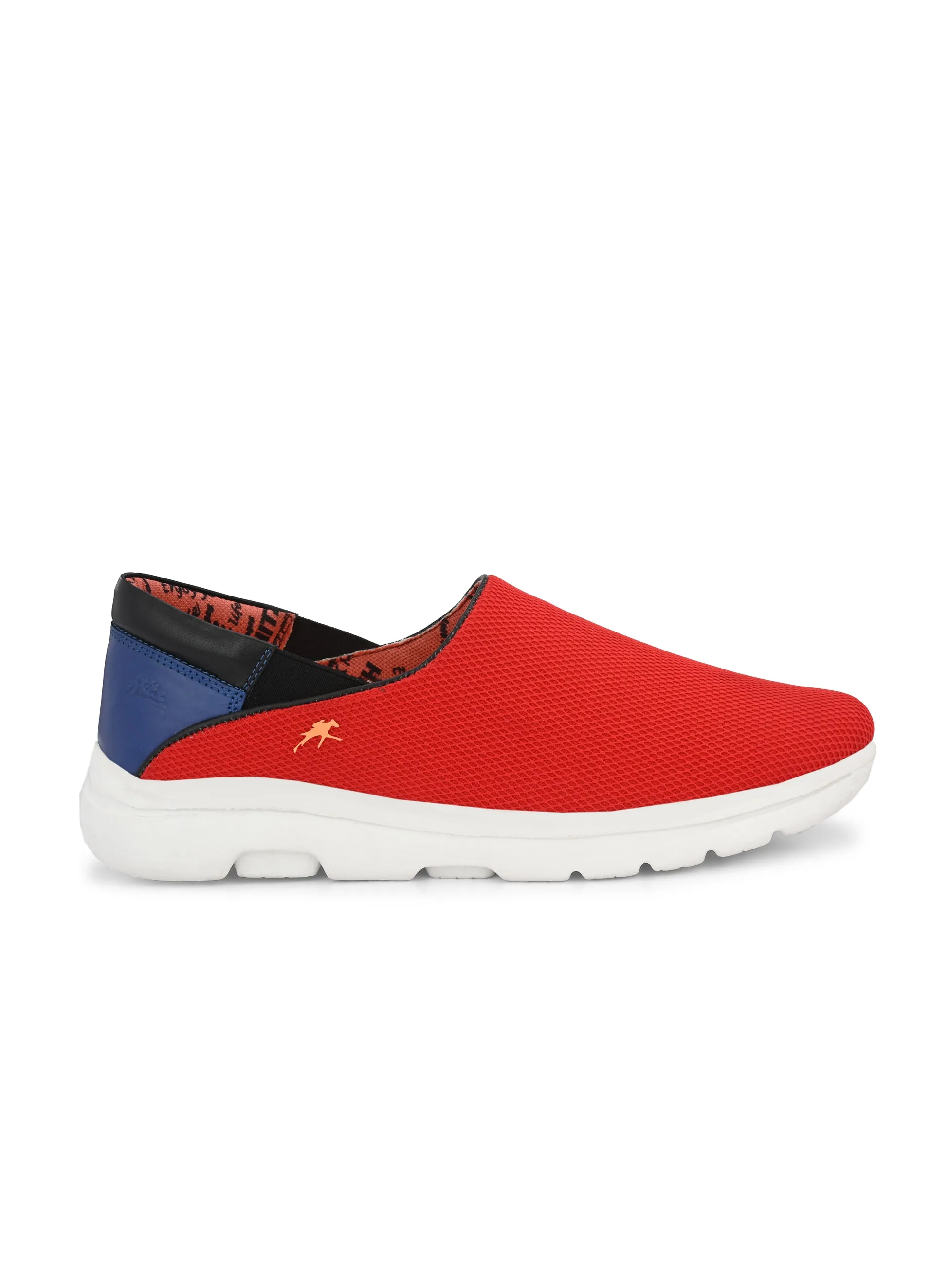 Hitz Men's Red Slip On Running Shoes