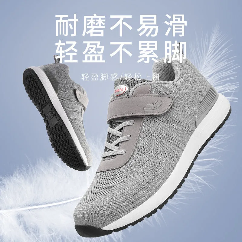 INSTOCK-Men's Dad Shoes Anti-Slip Soft Sole Walking Shoes