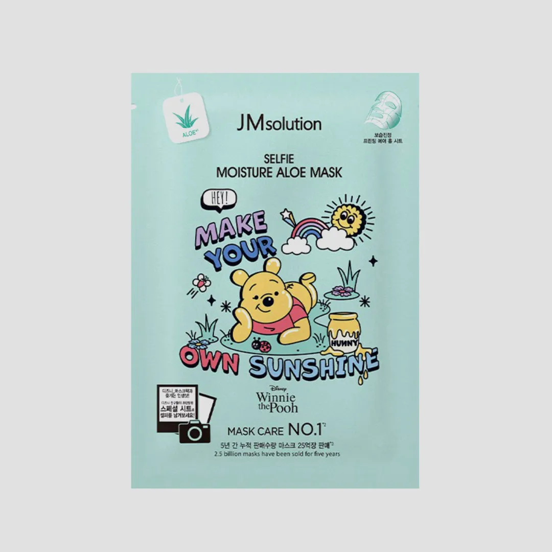 JM Solution x Disney Selfie Moisture Aloe Mask Make Your Own Sunshine Winnie the Pooh