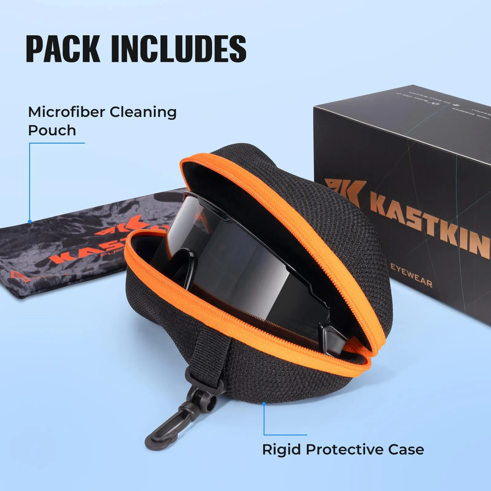 KastKing Skinner Polarized Large Sport Sunglasses for Men and Women, UV Protection Outdoor Fishing Glasses