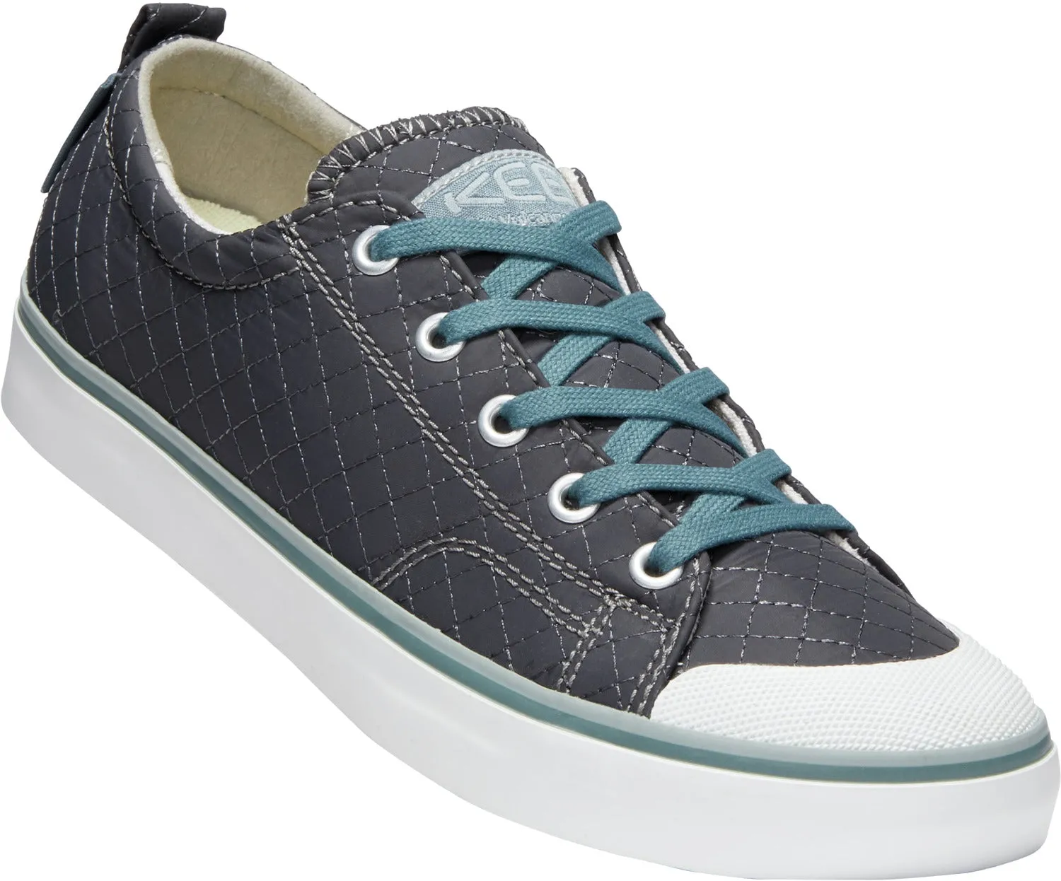 'Keen Outdoor' Women's Elsa II Quilted Sneaker - Stormy Weather Blue / Wrought Iron Grey