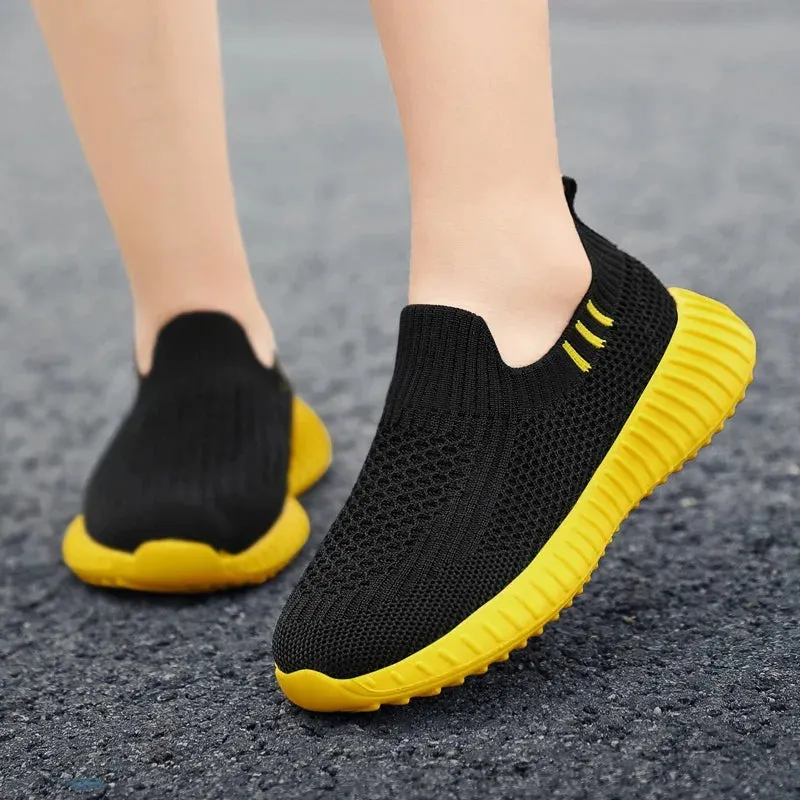 Kids Shoes Boys Running Sport Shoes Children Socks Sneakers Big Girls