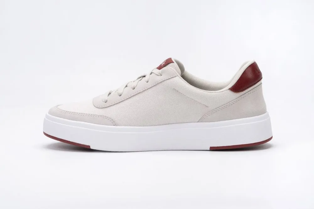 'KIZIK' Unisex Prague Stretch Canvas Sneaker - Creme Brulee