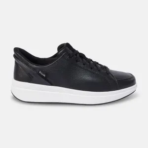 'KIZIK' Women's Sidney Leather Sneaker - Black