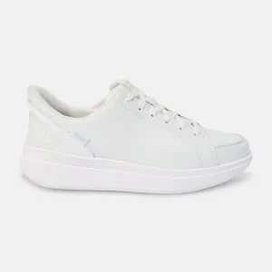 'KIZIK' Women's Sydney Leather Sneaker - White