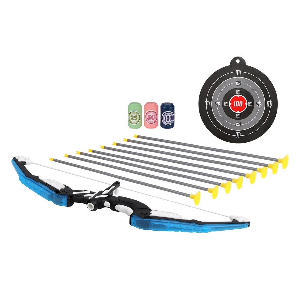 LED Light Bow & Arrow Set, Suction Arrows, Kids Archery - Keezi