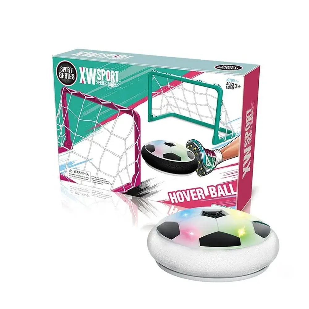 Magic Floating Hover Ball with 2 Portable Goal Posts and Colorful Lights