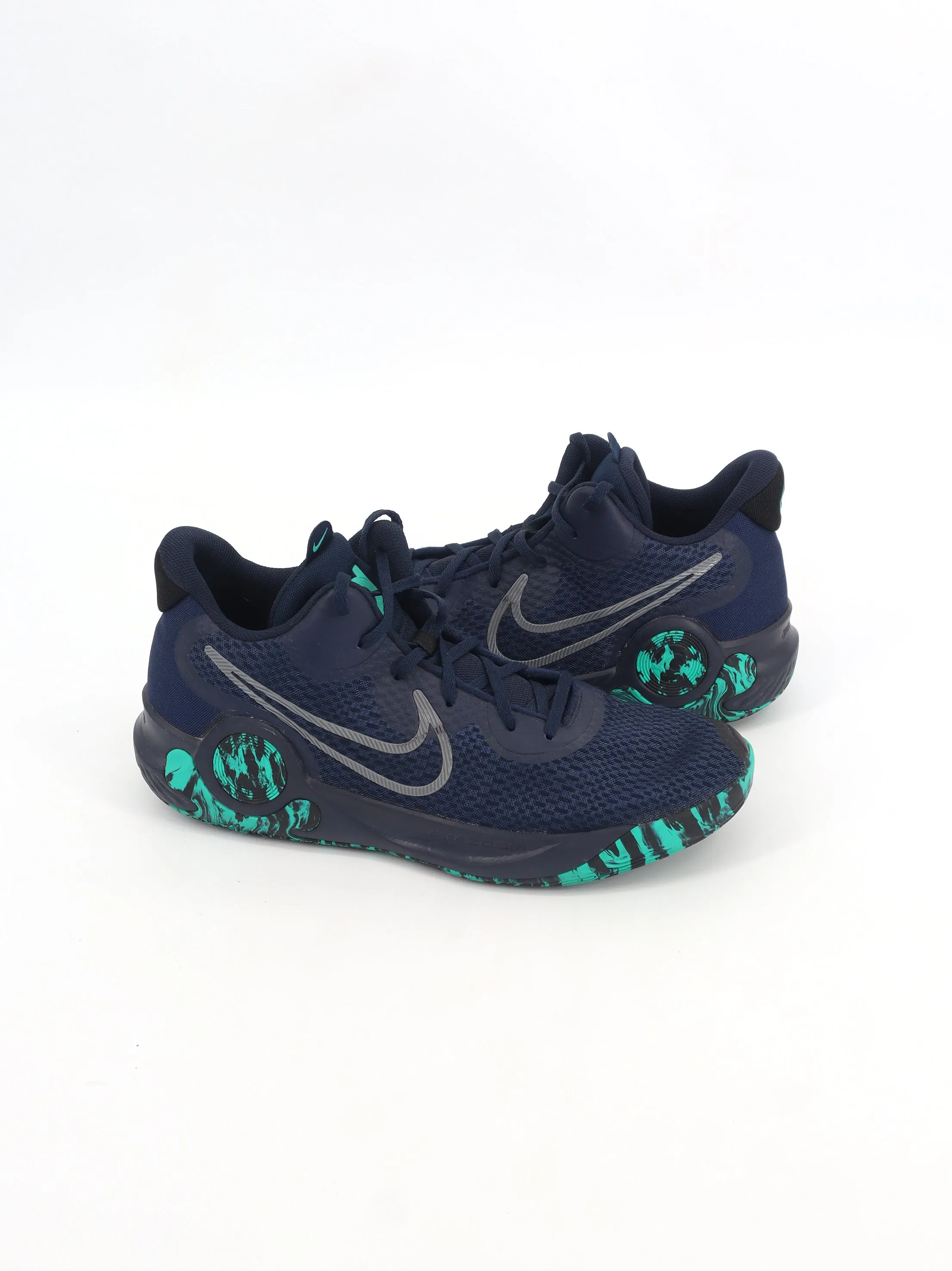 Men's Brand Logo Printed Basketball Shoes,Navy