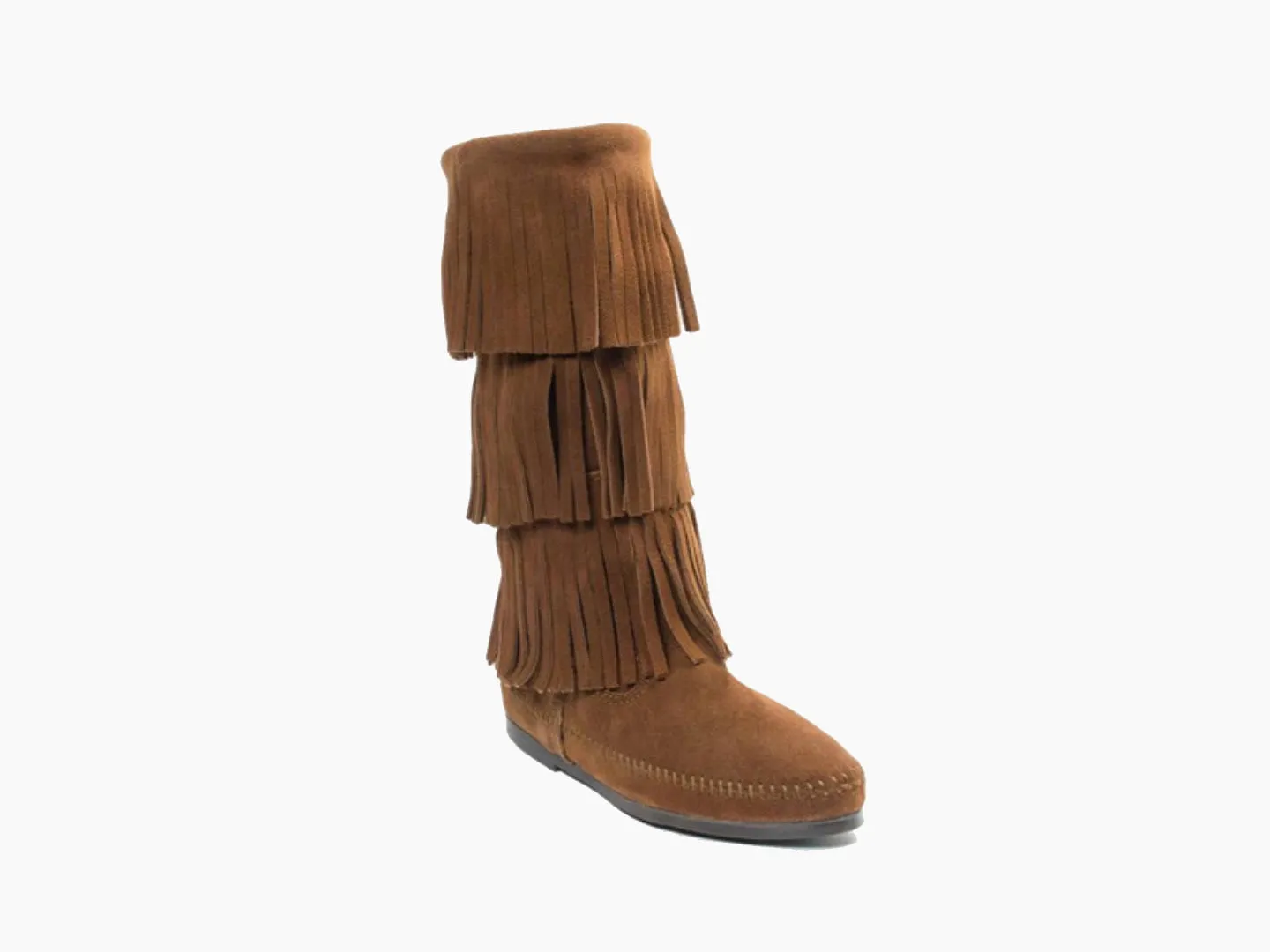 Minnetonka Women's 3-Layer Fringe Boot