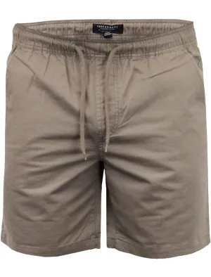 Morley Cotton Twill Chino Shorts in Grey