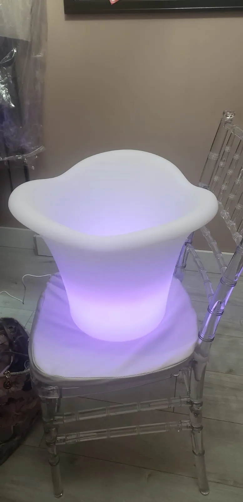 Multicolor Glowing LED LIGHT Ice bucket for drinks