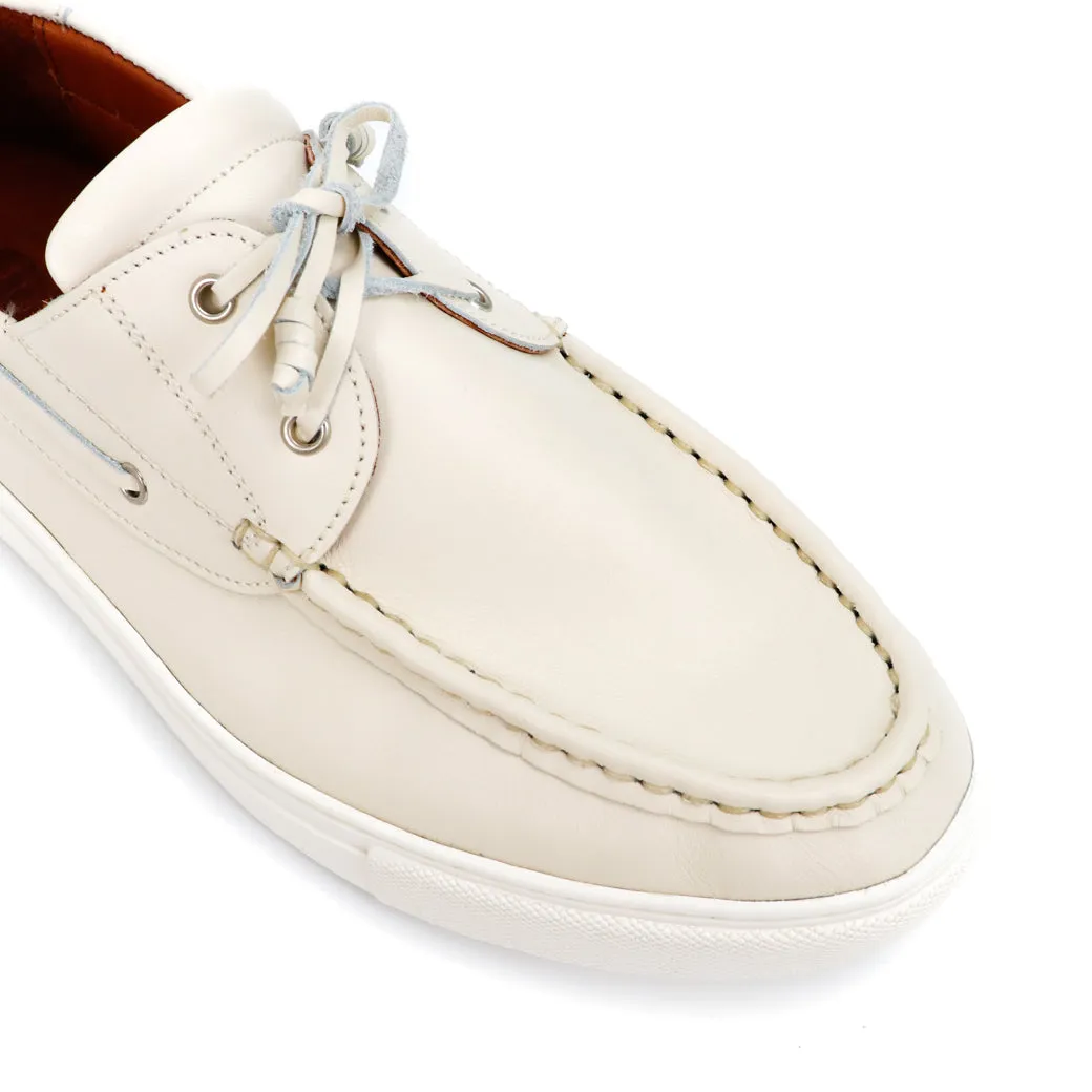 New York Boat Shoe Off White