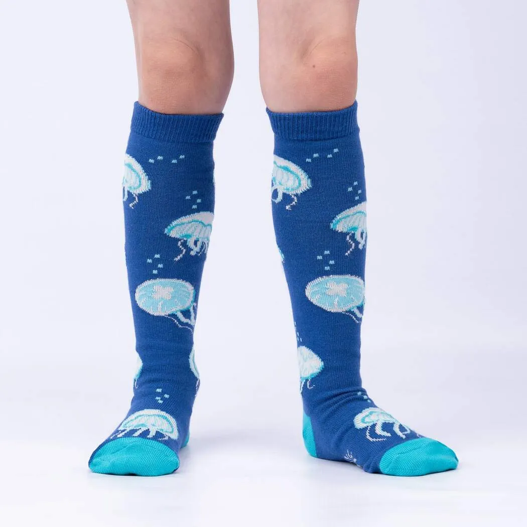 Nice to Sea You Kids Knee High Socks - Glow in the Dark