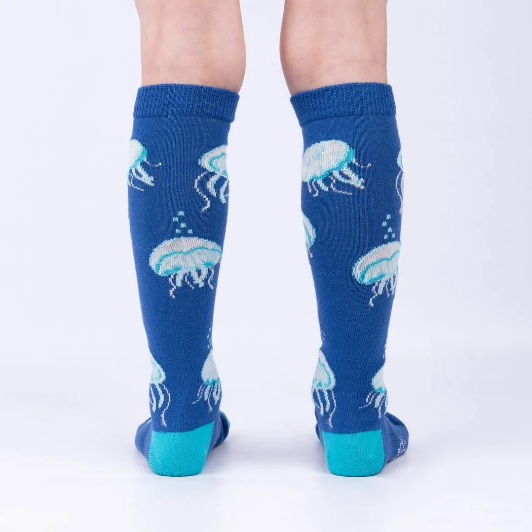 Nice to Sea You Kids Knee High Socks - Glow in the Dark