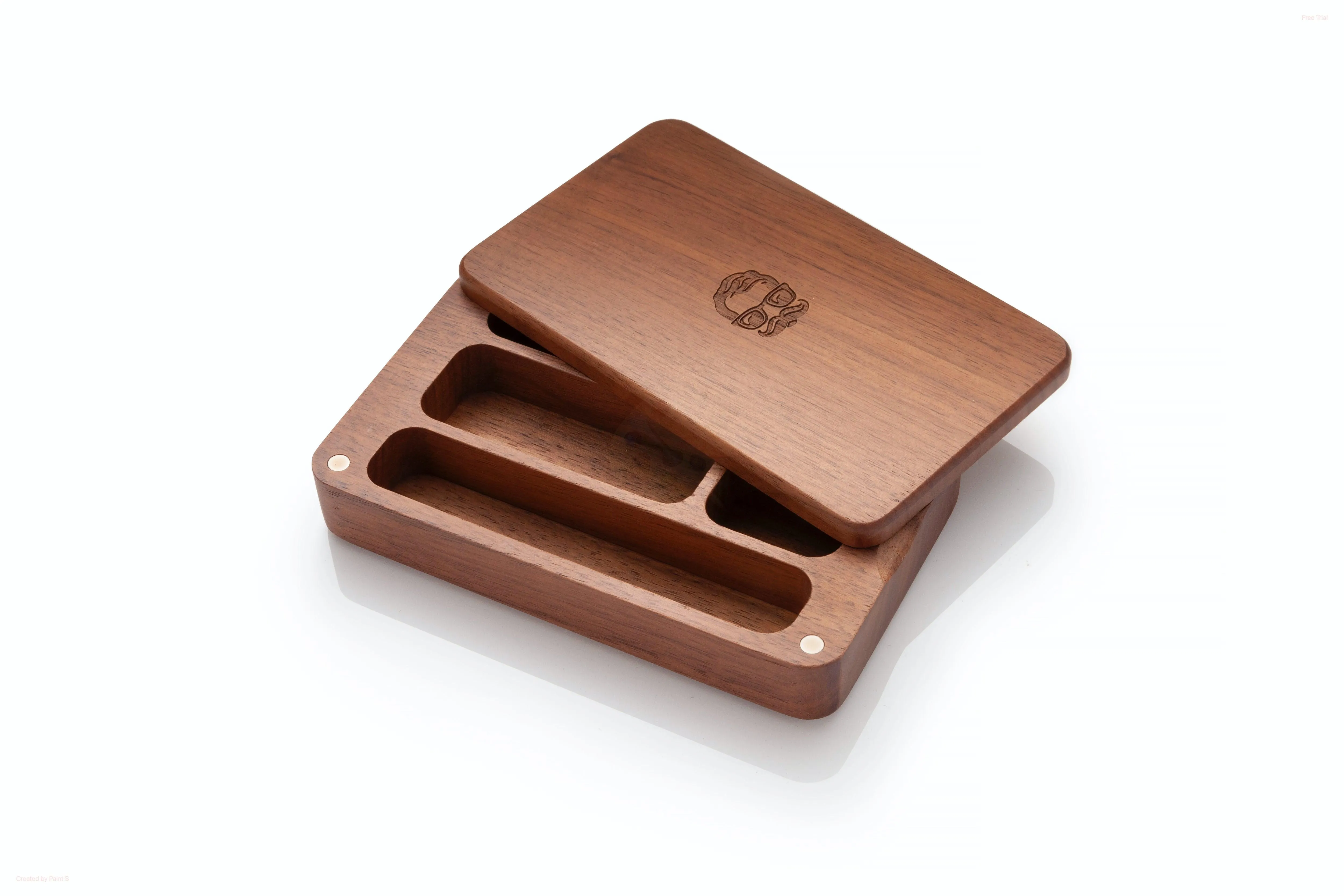 Oakleaf Mini Case Stash Box with Glass One Hitter