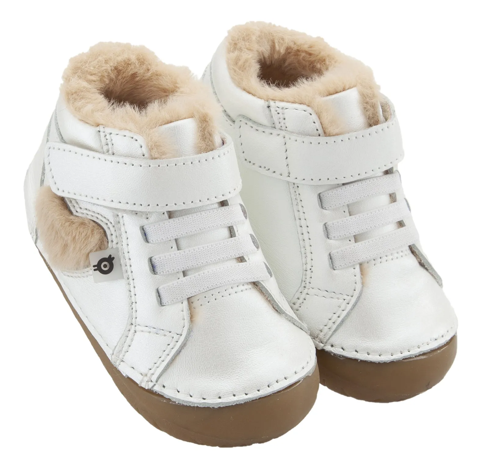 Old Soles With Love Pave Heart Sneaker Booties - Nacardo Blanco