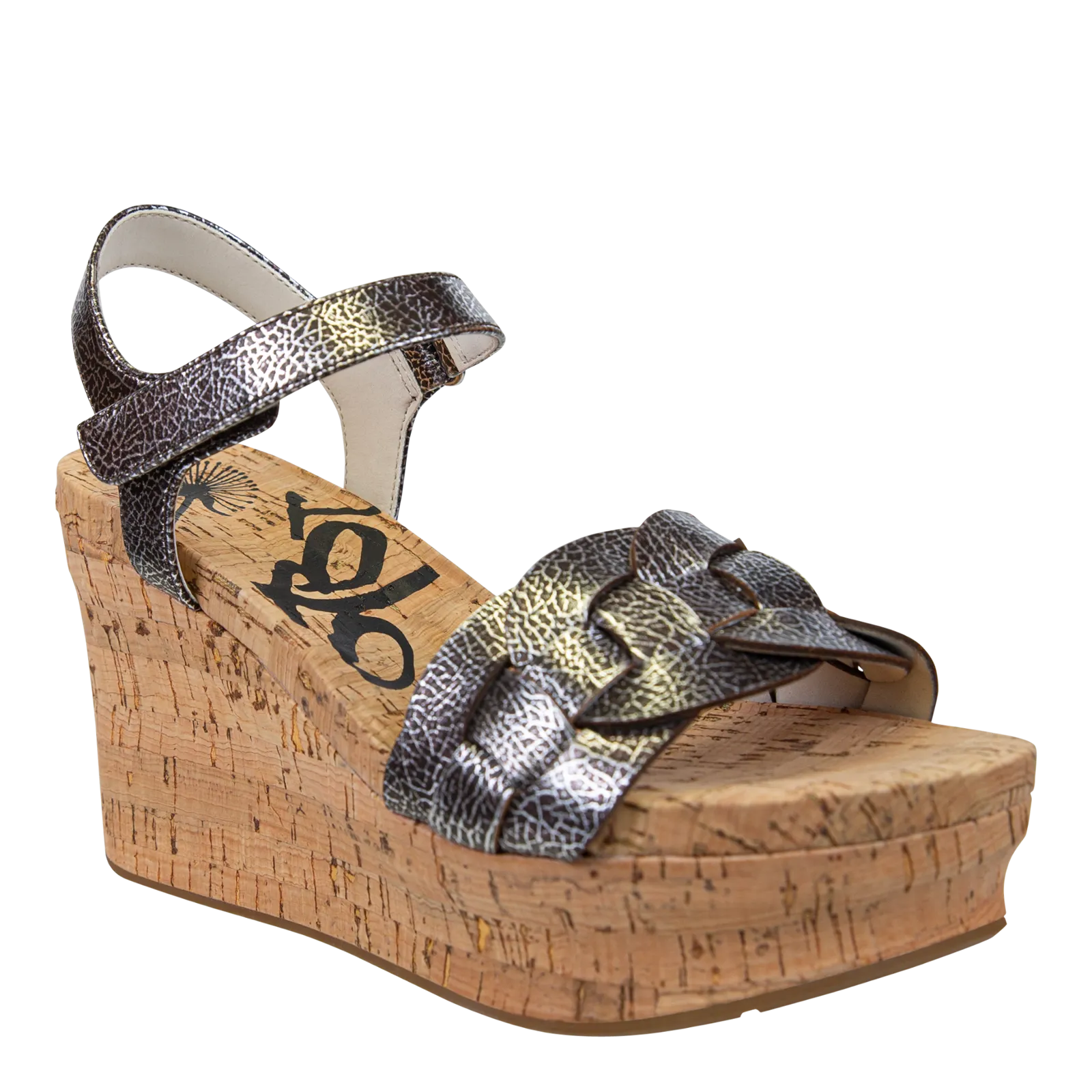 OTBT - CHARLESTON in SILVER Wedge Sandals