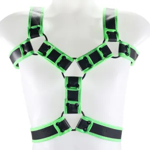 Ouch! Glow In The Dark Upper Body Harness /M