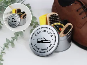 Personalised Dad’s Shoe / Boot Shine Kit in Tin Gift Box