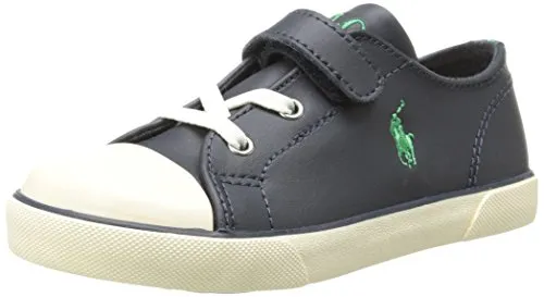 Polo Ralph Lauren Kids Carson EZ Leather Sneaker (Toddlers)