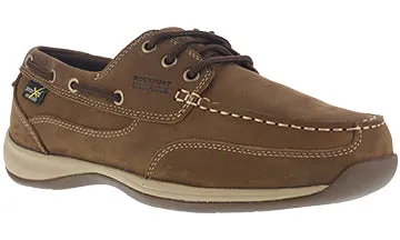 'Rockport Works' Women's Sailing Club EH Int. Met Guard Steel Toe - Brown