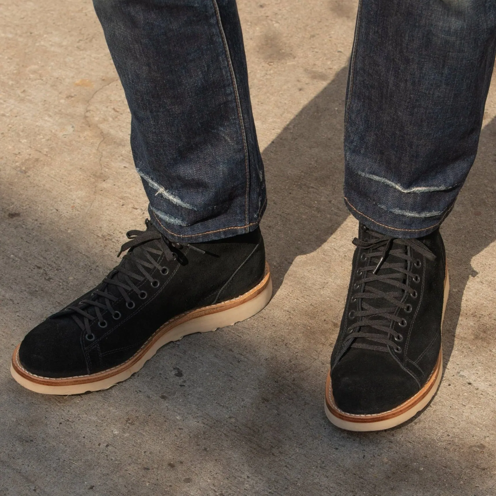 Rogue Territory Jumper Boot Black Roughout FINAL SALE