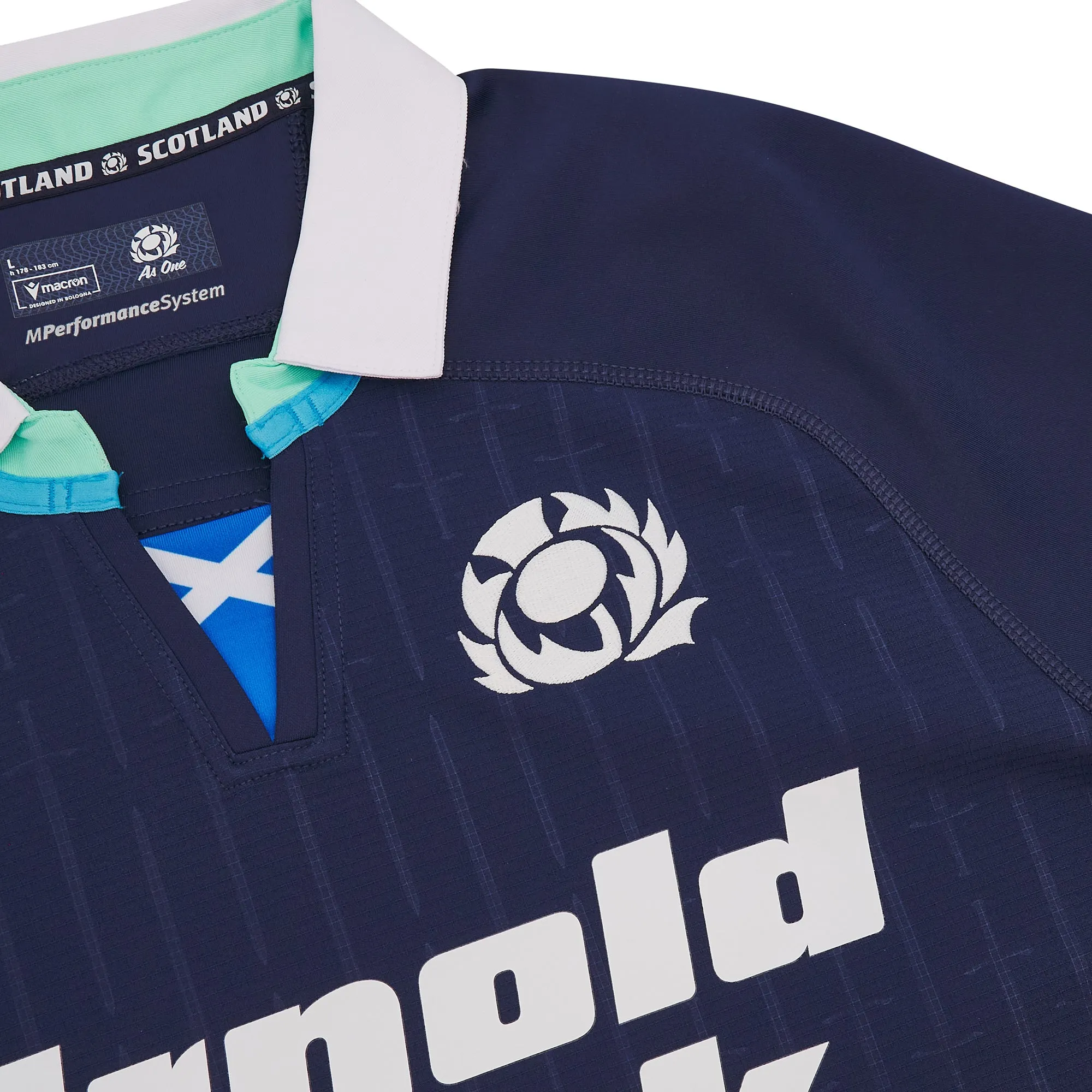 Scotland 24/25 Home Slim Fit Rugby Shirt