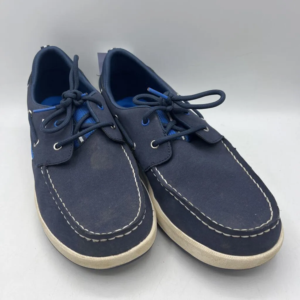 Size 6Y: Sperry Two Tone Blue Boat Shoes