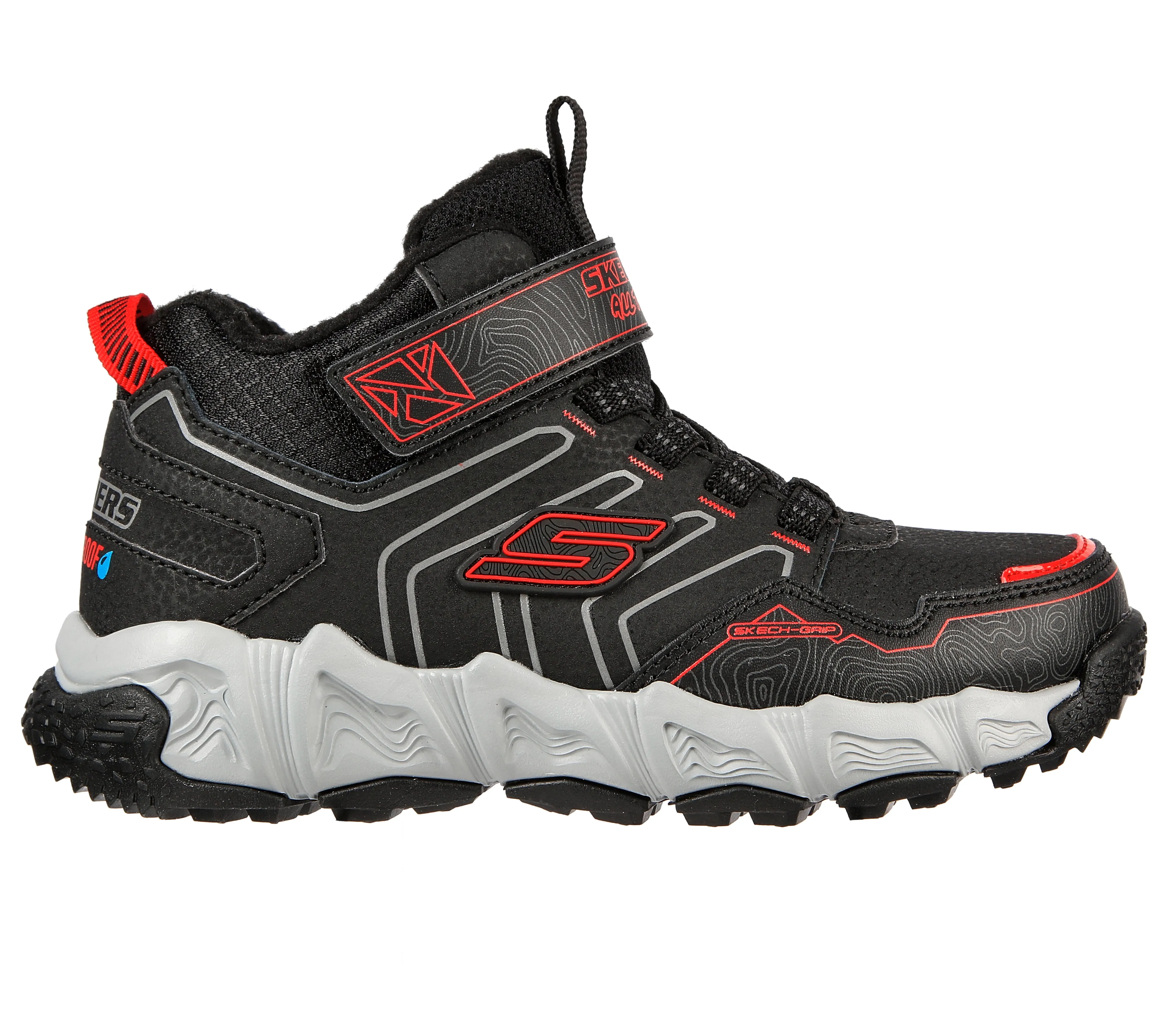 Skechers 406422L BKRD VELOCITREK-COMBEX