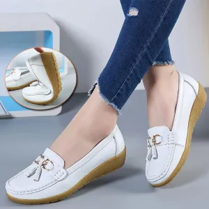 Slip-on Ballet-Style Flats Moccasins Boat Shoes Women's