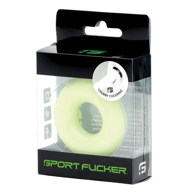 Sport F*cker - Chubby Glow In The Dark Cock Ring (Yellow)