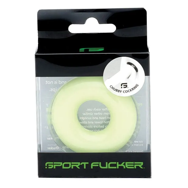 Sport F*cker - Chubby Glow In The Dark Cock Ring (Yellow)