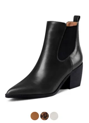 Tamara Women's High Heel Ankle Black Booties