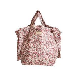 Tara Aster Print Tote Bag In Pink