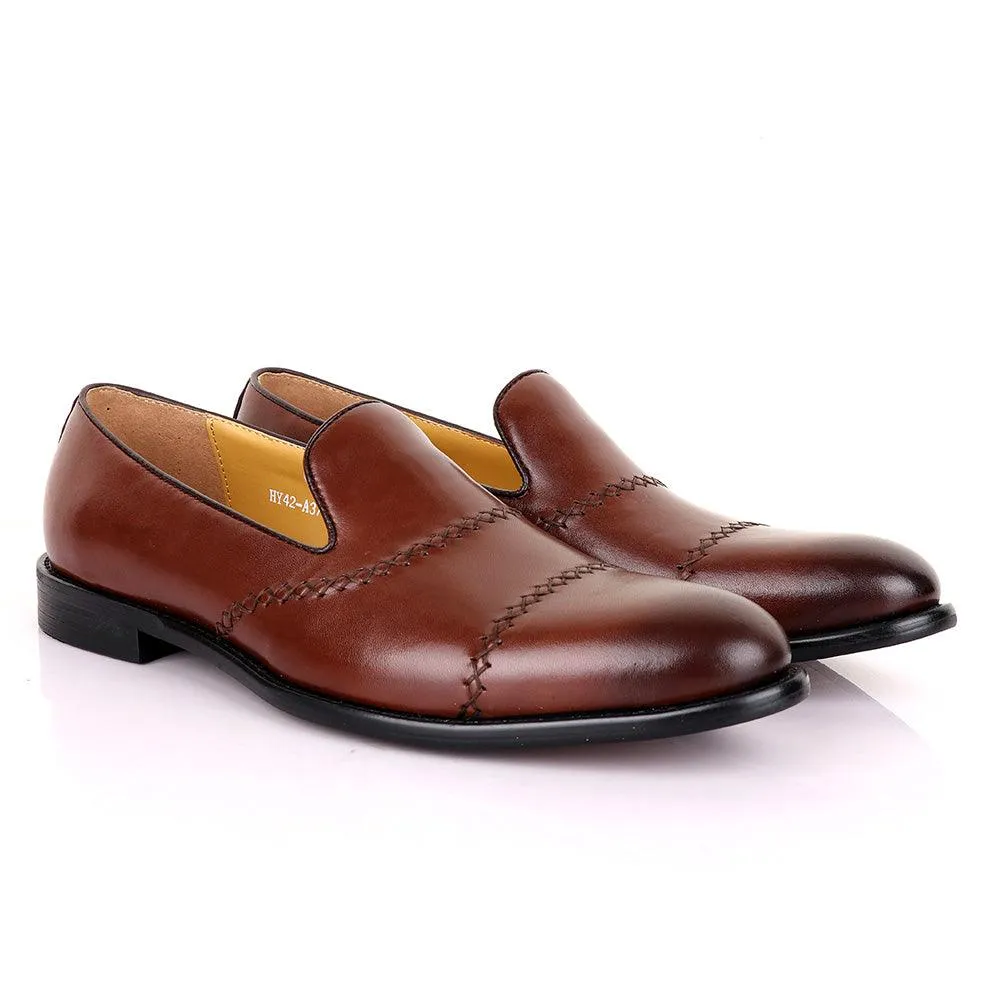 Terry Taylors Treading Brown Leather Shoe