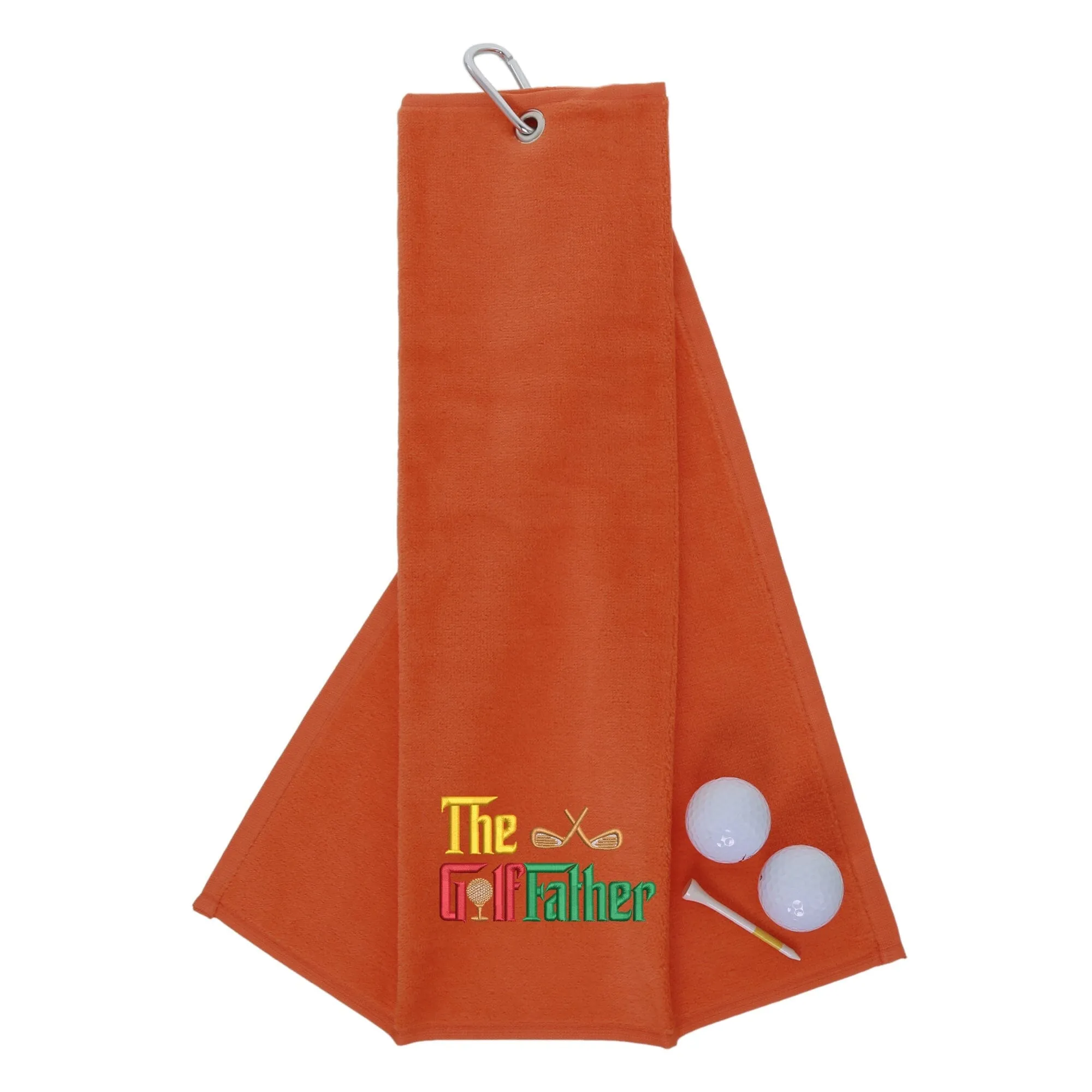 The Golffather Novelty Tri Fold Golf Towel