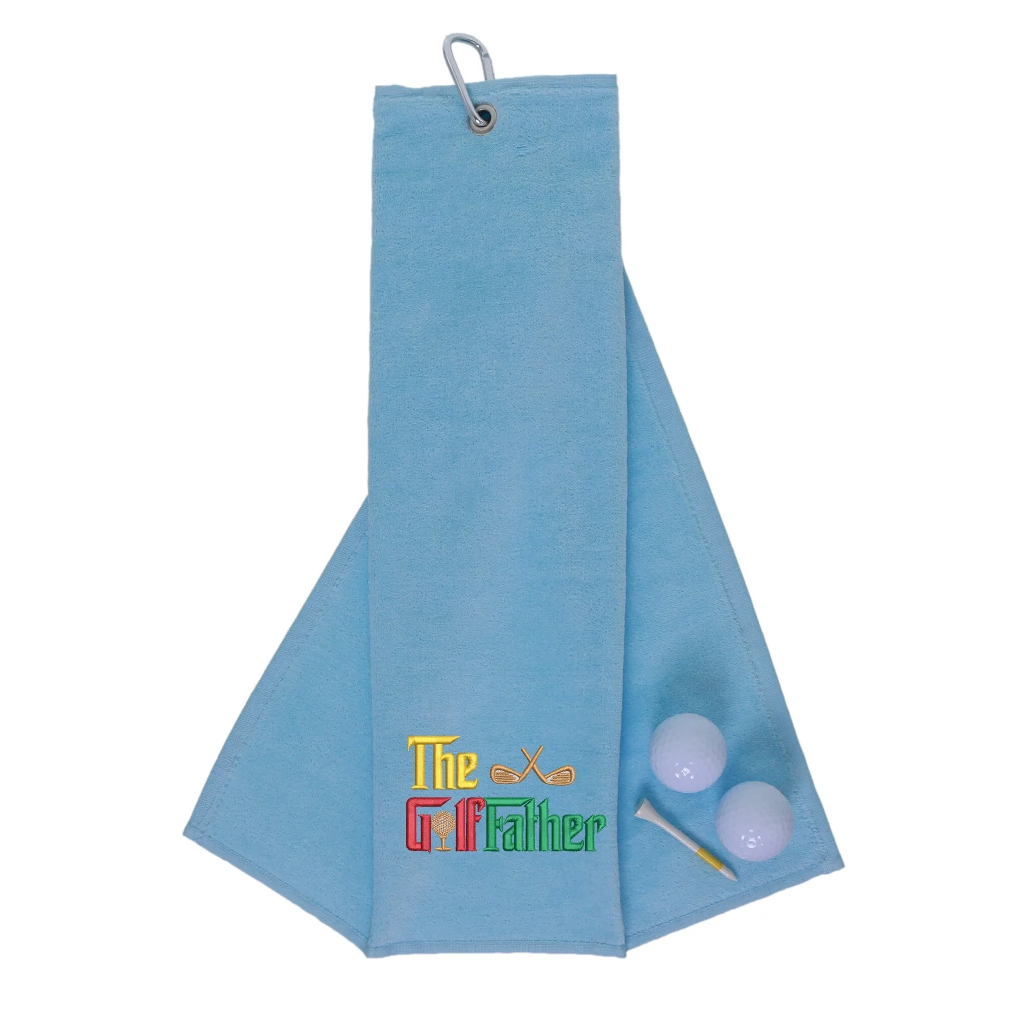 The Golffather Novelty Tri Fold Golf Towel