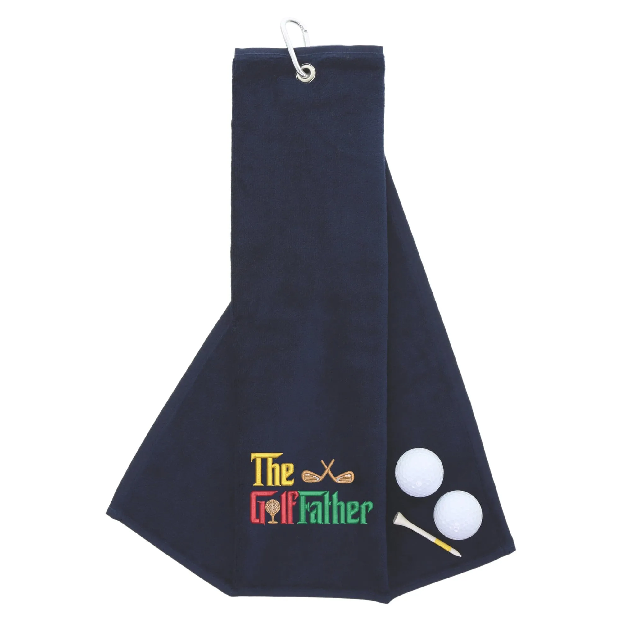 The Golffather Novelty Tri Fold Golf Towel