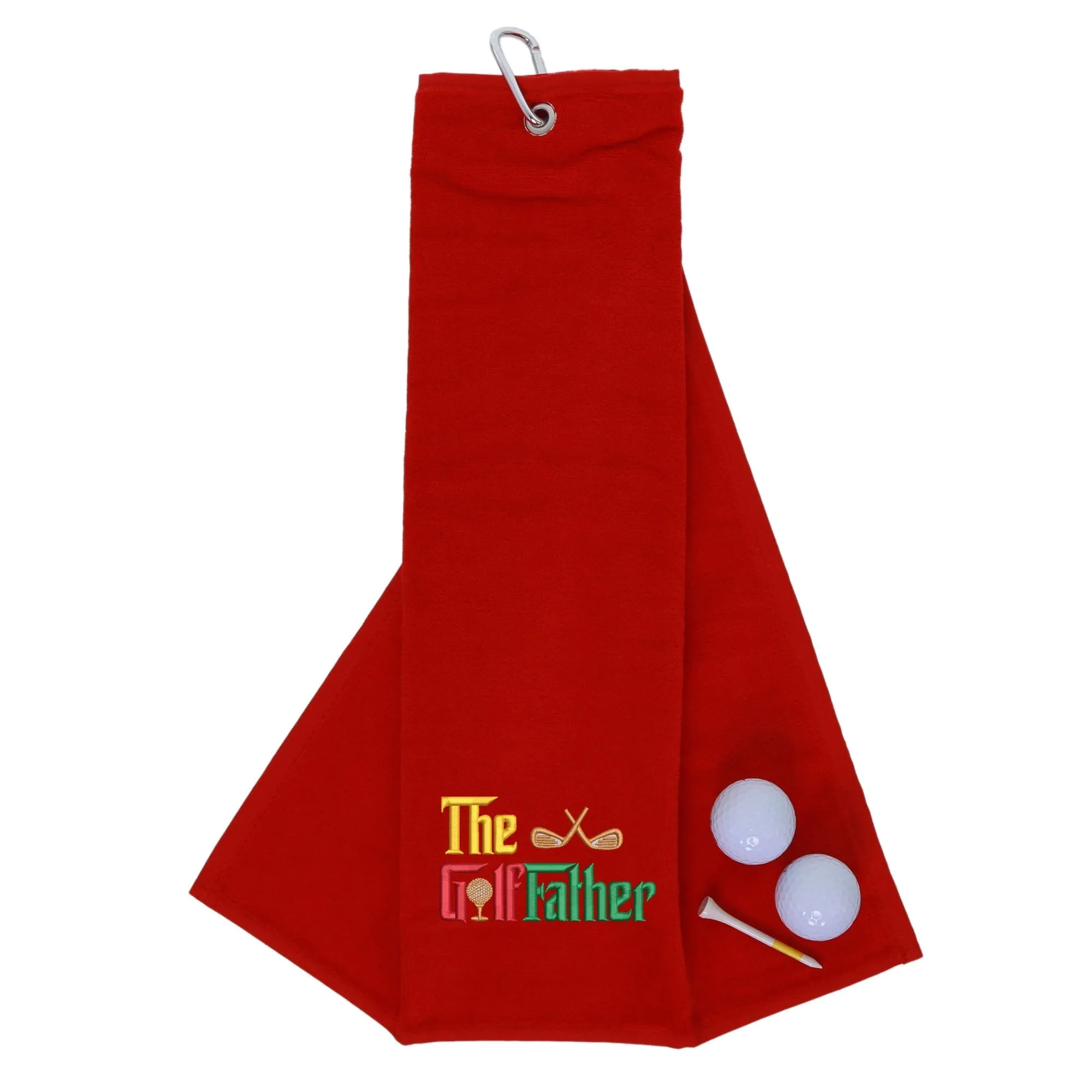 The Golffather Novelty Tri Fold Golf Towel