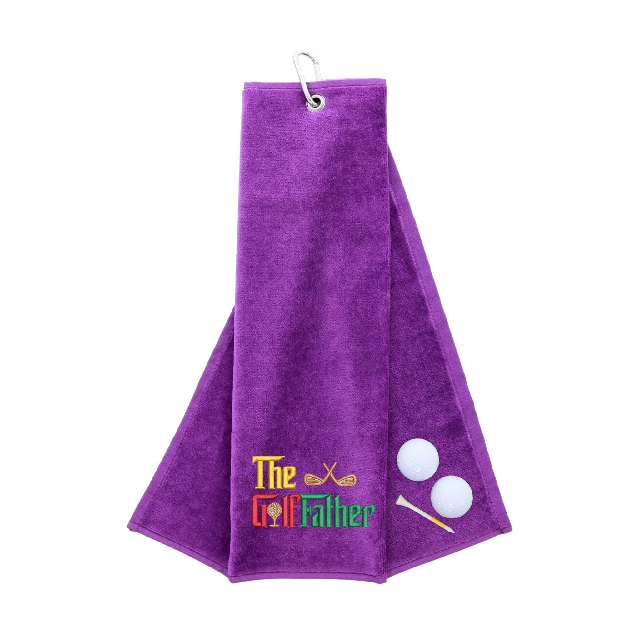 The Golffather Novelty Tri Fold Golf Towel