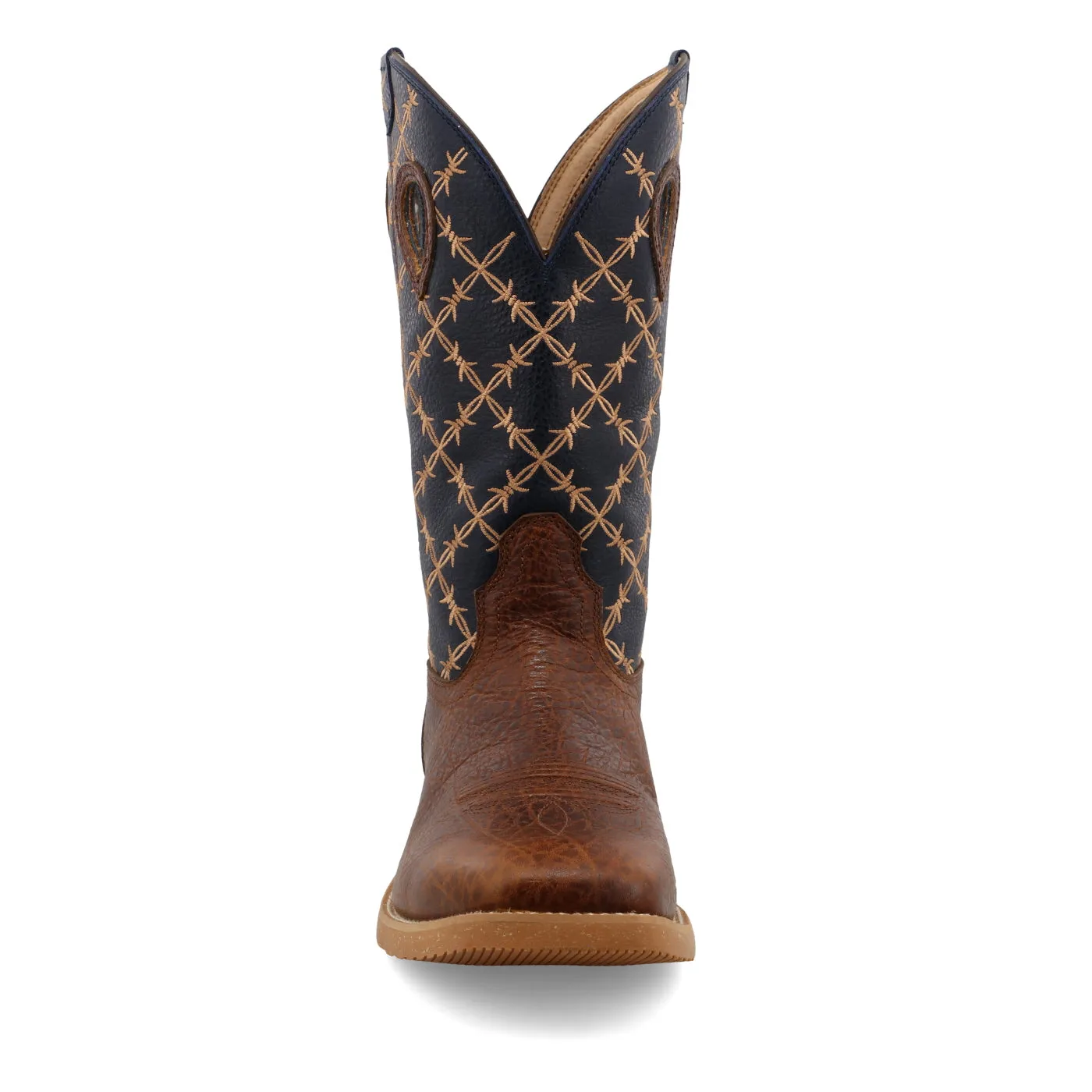 Twisted X Men's Tech X Rustic Brown and Navy Western Boot