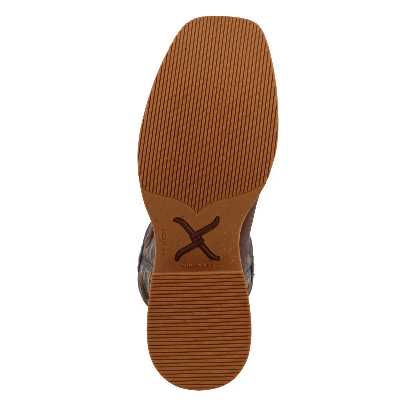 Twisted X Men's Tech X Rustic Brown and Navy Western Boot