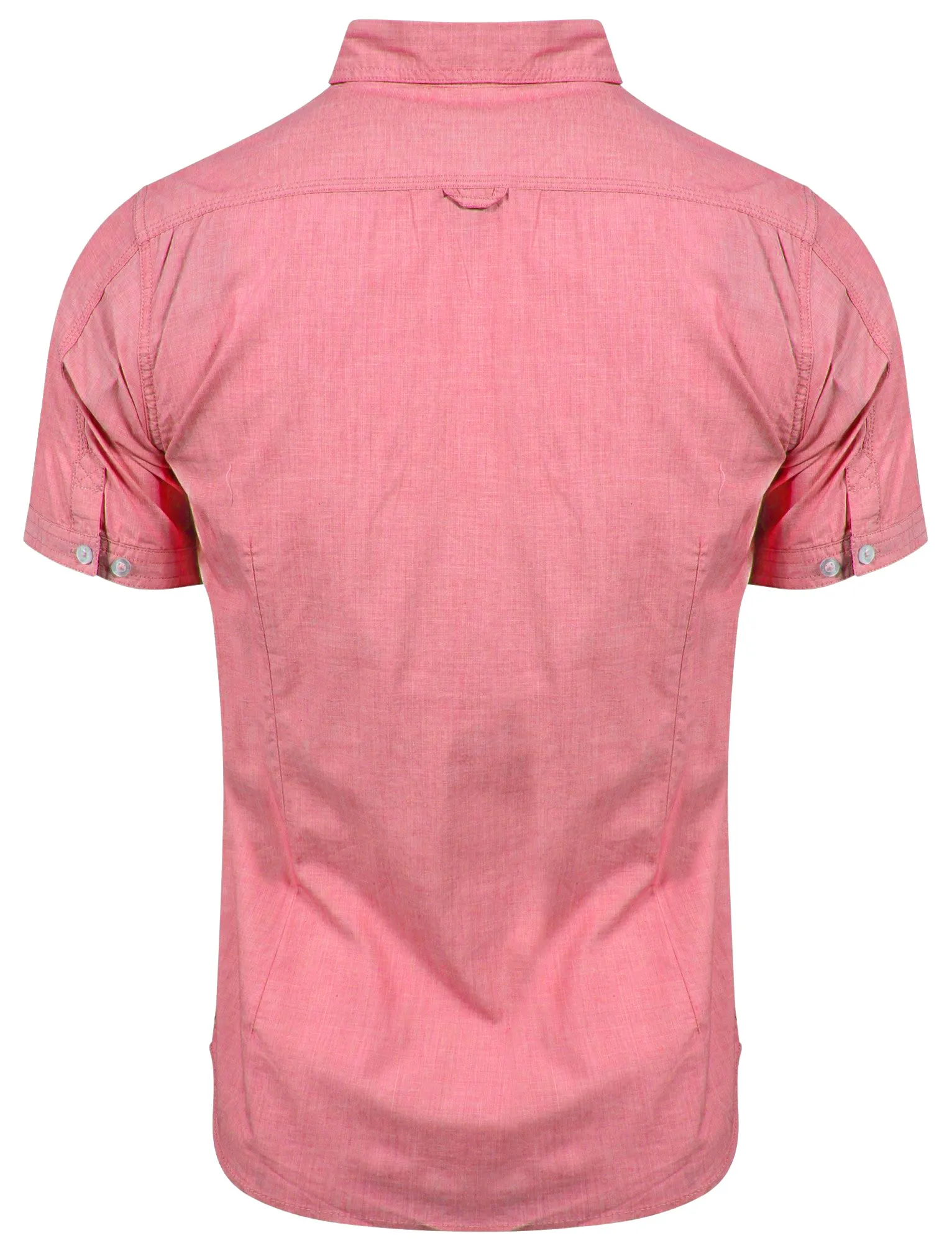 Valencia Short Sleeve Cotton Shirt in Peach - Tokyo Laundry