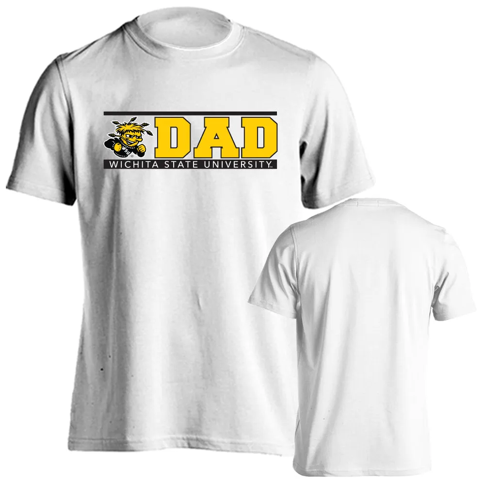 Wichita State University Shockers Dad Father Logo Tee Short Sleeve T-Shirt