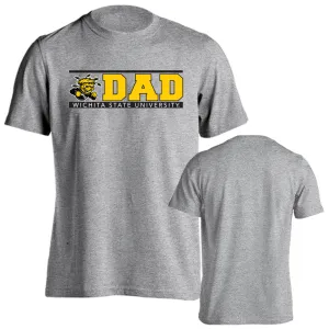 Wichita State University Shockers Dad Father Logo Tee Short Sleeve T-Shirt