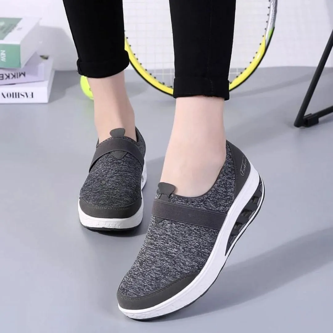 Women Sneakers Casual Slip On Cushion Strength Comfortable Walking Shoes