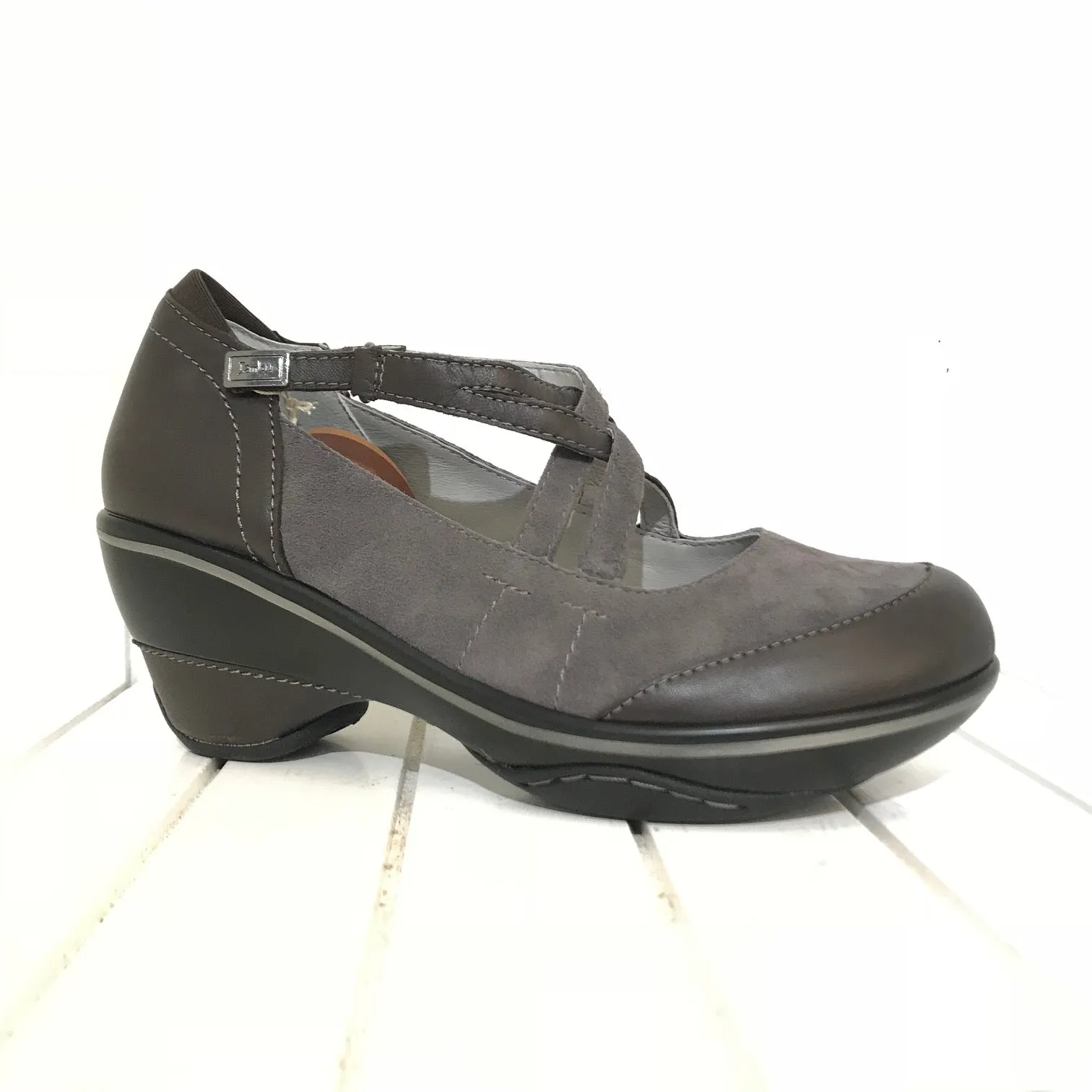 Women's Jambu | Toronto Wedge Heel Shoe | Charcoal